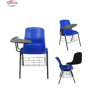 Silla de Entrenamiento Apilable y Resistente con Tableta de Escritura Integrada, Asiento que Ahorra Espacio para Seminarios e Instituciones Educativas - Product Image 4