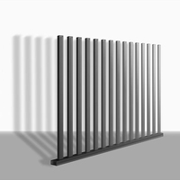 Clôture à piquets en aluminium personnalisable, style australien, autoportante, thermolaquée, résistante aux UV, pour piscine et jardin