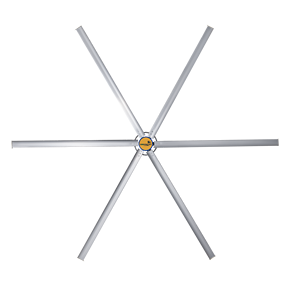 Giant 16ft (4.9m) HVLS Ceiling <strong>Fans</strong> Stainless Steel Blades Wall-Mounted for Warehouses Home Use; <strong>Motor</strong> Manufacturer's Collection