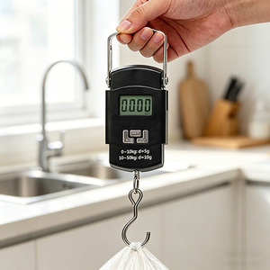 Báscula electrónica portátil de alta precisión, pequeña y compacta, con gancho. - Product Image 4