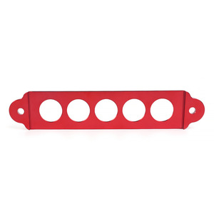 Aluminum Alloy Battery Mounting <b>Bracket</b> 200mm 5-Hole <b>Black</b> Car Modification Part - Product Image 3