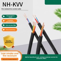 Cable de Control NH-KVV/NH-KVVP de 10 Núcleos, 0.75 mm, con Cubierta de PVC Blindada, Conductor de Cobre Desnudo Resistente al Fuego, para Iluminación de Emergencia