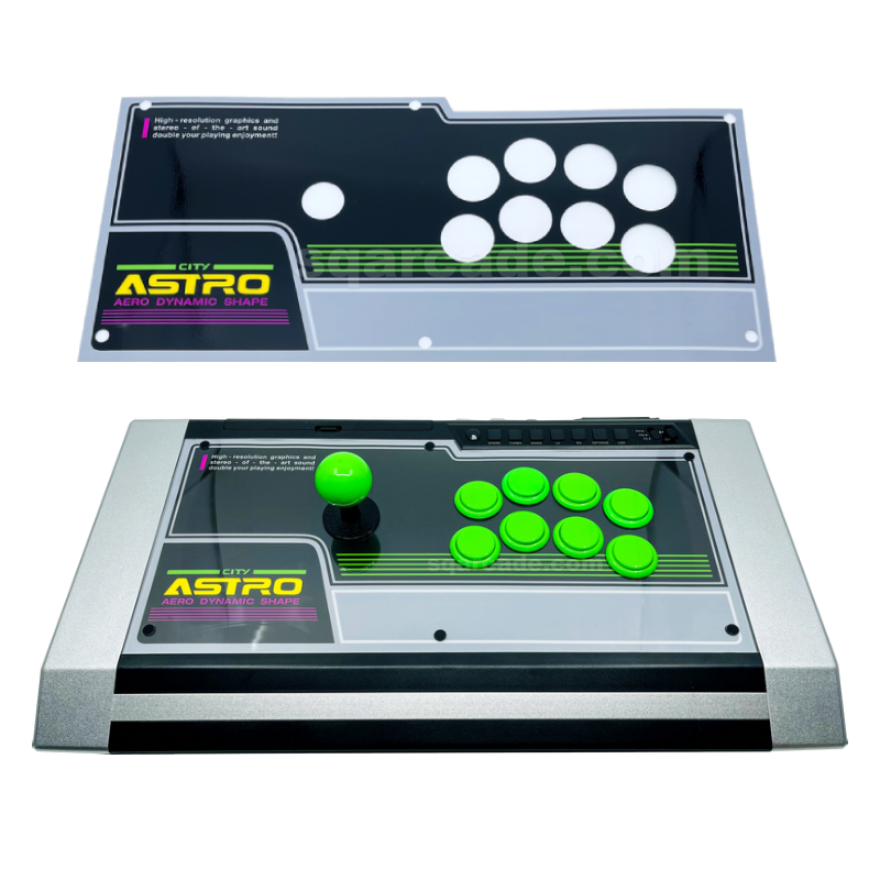 アーケードコントロールパネル　ステンレス　美品 NEW ステンレスコントロールパネル AstroCity 1プレイヤー用アーケード