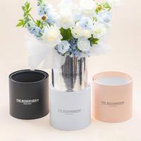 Coffret Cadeau en Carton pour Fleurs Éternelles, Modèle Medium Cuddle Bucket, Personnalisé avec Finition Mate, Estampage à Chaud et Impression Offset
