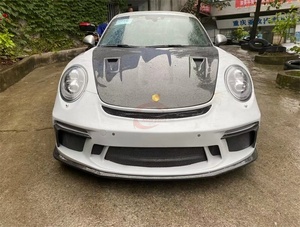 Kit de carrocería de estilo <span class=keywords><strong>GT3</strong></span> <span class=keywords><strong>RS</strong></span> para <span class=keywords><strong>Porsche</strong></span> <span class=keywords><strong>911</strong></span> 991,1 991,2 nueva actualización de fibra de vidrio parachoques trasero delantero guardabarros falda lateral alerón de ventilación - Product Image 6