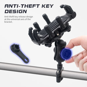 Porta <span class=keywords><strong>cellulare</strong></span> portatile in metallo <span class=keywords><strong>per</strong></span> motocicli supporta la comunicazione a mani libere essenziale accessorio <span class=keywords><strong>moto</strong></span> - Product Image 2