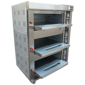 Chine Appareils commerciaux industriels Équipement de cuisine <span class=keywords><strong>Pizza</strong></span> Cuisson <span class=keywords><strong>Pizza</strong></span> Four de boulangerie <span class=keywords><strong>à</strong></span> gaz <span class=keywords><strong>à</strong></span> 3 étages - Product Image 2