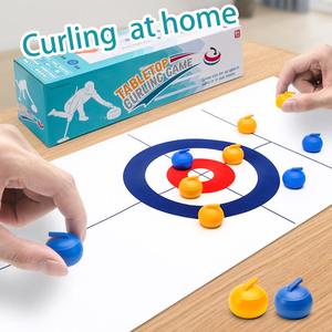 Haute qualité unisexe Air Hockey Challenge Bowling Curling Puzzle <span class=keywords><strong>jeu</strong></span> <span class=keywords><strong>de</strong></span> société pour adultes enfants pour les loisirs parent-enfant - Product Image 5