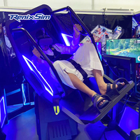 Renixsim Centro de juegos de realidad virtual Dinámico Simulador de vuelo de rotación de 720 grados Máquina de juegos VR