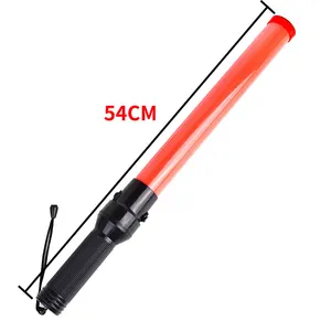 Hot Sales LED Traffic Warning Baton 54cm Rechargeable Control Road Safety Flashing Light Warning Stick