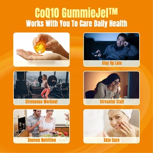 Vente en gros de gommes à base de CoQ10 sans sucre pour femmes et hommes <span class=keywords><strong>Plus</strong></span> Omega-3 <span class=keywords><strong>Zinc</strong></span> et Nicotinamide - Product Image 3