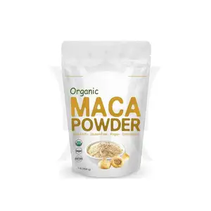 Private Label 100% natürliches Maca-Wurzel pulver Organisches glutenfreies veganes Maca-Pulver