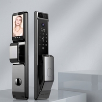 Cerradura Inteligente con Reconocimiento Facial para Exteriores Eseye, Impermeable, con Videoportero WiFi Tuya, Entrada sin Llave para Puertas de Madera y Aluminio