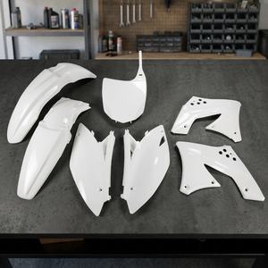 Kit di plastica bianca per Kawasaki KXF 250 2009-2012 accessori per moto - Product Image 2