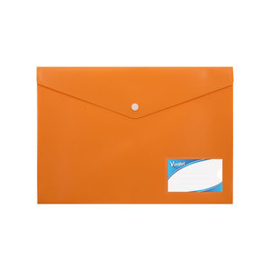 Chất lượng cao A5 nhựa tài liệu ví với Snap Nút đóng cửa biểu tượng tùy chỉnh PVC chất liệu A4 tập tin túi cho các trường học sử dụng - Product Image 2