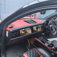 Reproductor Multimedia con Pantalla de Control para Pasajero en Consola Central, Accesorios Modificados de Versión Actualizada para Macan 2014-2018