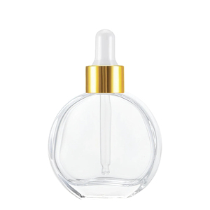 Bouteilles compte-gouttes <span class=keywords><strong>en</strong></span> verre transparentes vides de 60 ml pour cosmétiques, soins de la peau et huiles essentielles avec bouchon à vis – Emballage cosmétique <span class=keywords><strong>en</strong></span> <span class=keywords><strong>gros</strong></span> - Product Image 5