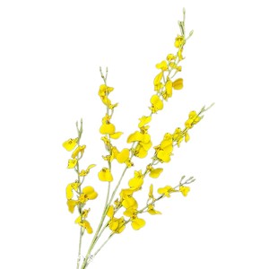 <b>Artificial</b> Dancing Orchid <b>Bouquet</b> Yellow High Simulation Wedding Table Decoration - Product Image 3