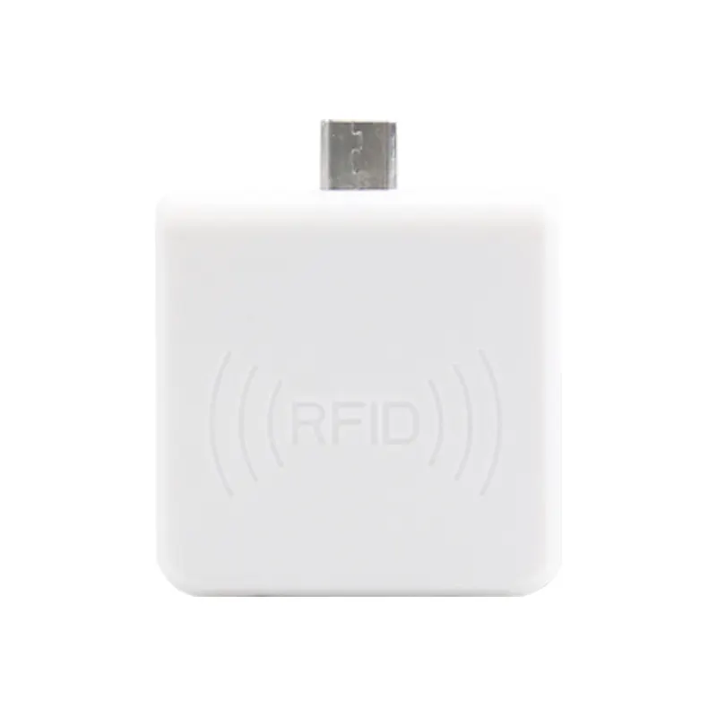 FONKAN Sản Phẩm Riêng Đầu Đọc Mini Cầm Tay USB OTG UHF RFID Kích Thước Nhỏ 0.5M Phạm Vi 915MHz Wirter Cho Điện Thoại Thông Minh Android