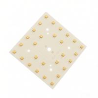 Carte PCB LED personnalisée 3535 76x76x1.5mm 14 séries 2 circuits parallèles en aluminium OEM ODM pour éclairage de jardin et lampadaires