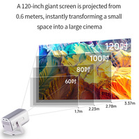 Vente chaude nouveau modèle privé XH269 projecteur 1080P projecteur vidéo haute définition 4K modèle Intelligent sans fil Android