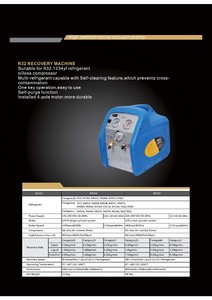 Hochwertige elektrische Klimaanlage <span class=keywords><strong>Gas</strong></span> rückgewinnung maschine für Auto AC Kältemittel entfernung Kältemittel Gaslade maschine - Product Image 4