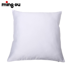 Venta caliente 40*40 cm satén personalizado sublimación impresa almohada cubre funda de almohada de satén - Product Image 1