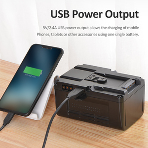 <span class=keywords><strong>Kingma</strong></span> ความจุสูง 21000mAh BP-300W 300Wh V Mount V ล็อคแบตเตอรี่สําหรับ Sony กล้องวิดีโอออกอากาศกล้อง - Product Image 4