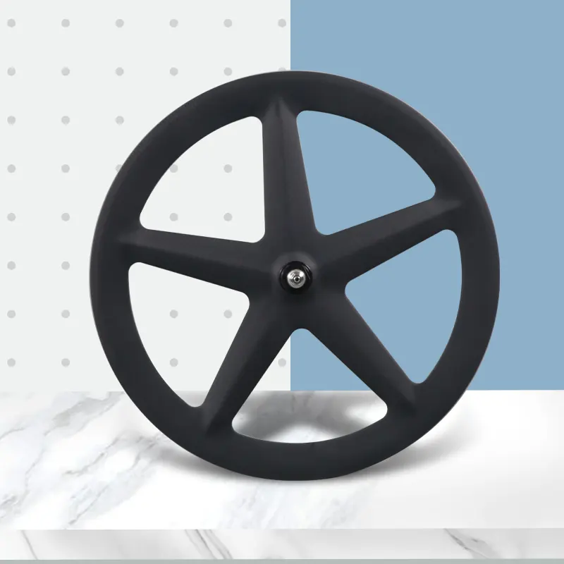 2015 ICANBikes cinq rayons roue de carbone, carbone 5 rayons roue de carbone roue de vélo 700c
