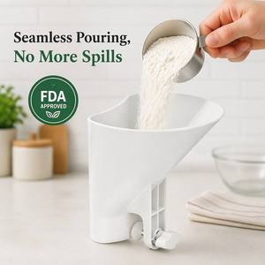 Imbuto per farina per accessori e attrezzi <span class=keywords><strong>KitchenAid</strong></span>, imbuto universale a bocca larga per attrezzi da cucina <span class=keywords><strong>KitchenAid</strong></span> - Product Image 4