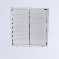 Extracteur de chaleur agricole solaire, grande boîte mince, ventilateur d'évacuation industriel mural pour serre, en acier inoxydable