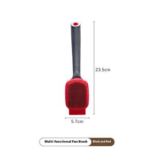 Speciale cucina per la casa multifunzionale spazzola per la pulizia a manico lungo pentola artefatto Non macchia olio Non ferito in Silicone - Product Image 6