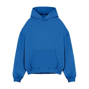 Sudaderas con Capucha para Hombre, Gruesas, de Invierno, 400gsm, Poliéster/Algodón, Color Sólido, Hombros Caídos, Corte Holgado - Product Image 5