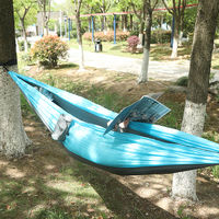 Nouvelle arrivée : hamac de camping en nylon, lit suspendu pour pique-nique en plein air, en vente