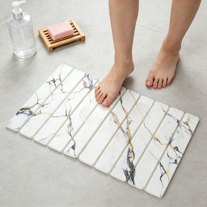 <span class=keywords><strong>Tapis</strong></span> <span class=keywords><strong>de</strong></span> sol <span class=keywords><strong>de</strong></span> salle <span class=keywords><strong>de</strong></span> <span class=keywords><strong>bain</strong></span> 3D personnalisé, luxueux, moderne, rayé, super absorbant, séchage rapide, antidérapant - Product Image 5