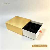 Caja Rígida de Lujo Personalizada con Lámina Dorada para Joyería, Fabricante de Cajas de Papel al por Mayor con Inserto Personalizado