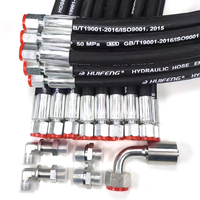 Tuyau hydraulique haute pression Parker 3000 Psi 387-8 1/2 pouce, flexible