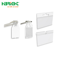 HIGHBRIGHT HBE-PH-Z Porte-étiquettes et porte-panneaux de prix en PVC pour rayonnages de supermarché, pour bande de données transparente en verre JIANGSU