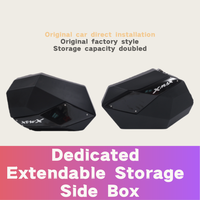 Valises latérales Yamaha XMAX 300 32L+28L, étanches, en PE rotomoulé, avec serrure