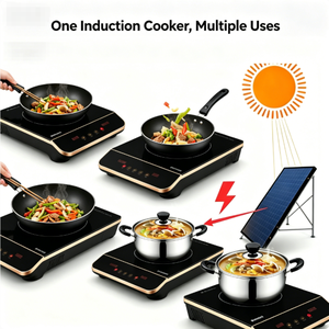Ensemble de cuisson solaire à induction spécifique à l'Indonésie, fonctionne avec l'énergie solaire, économise l'énergie et les factures - Product Image 5