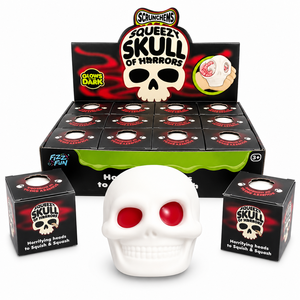 Giocattolo Antistress Morbido a Forma di Teschio Luminoso al Buio, Giocattolo Squishy per Regali di Halloween - Product Image 1