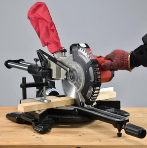 Scie à onglets coulissante sans fil de haute précision pour le travail du bois domestique tige de traction outils de <span class=keywords><strong>menuiserie</strong></span> scie à onglets composée travail du bois - Product Image 3