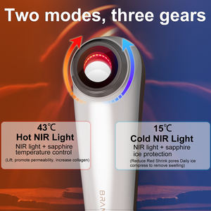 Appareil de beauté portable électrique à main avec lumière infrarouge proche chaude/froide, matériau plastique, usage domestique - Product Image 4