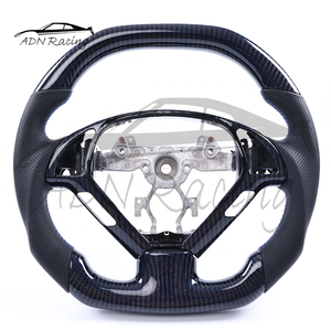 Volante de Fibra de Carbono Híbrida Negra para Infiniti G25 G37 G35 EX35 EX37, Perilla de <span class=keywords><strong>Cambio</strong></span> Personalizada y Palanca de Cambios - Product Image 4