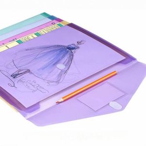 Heavy Duty <b>Plastic</b> A4 Size File Folder Envelope for Office School Business Use - Product Image 3