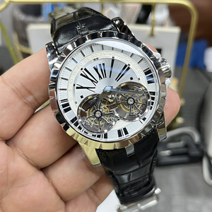 Montre mécanique automatique de luxe pour homme, double tourbillon, design squelette, 45 mm, étanche, haute qualité - Product Image 2