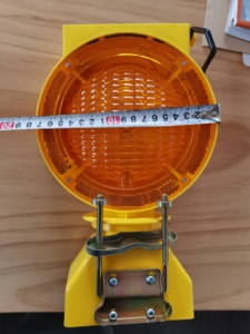 Flashing Barricade <b>Light</b> Safety Bracket Road Safe Yellow LED Solar Traffic <b>Light</b> - Product Image 3