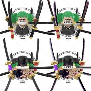 Nhỏ Khối Bộ <span class=keywords><strong>1</strong></span> Mảnh OP Nhân Vật Luffy Nami Franky Brook Mini Anime Hành Động Con Số Tự Làm Xây Dựng Khối Đồ Chơi Trẻ Em - Product Image 3