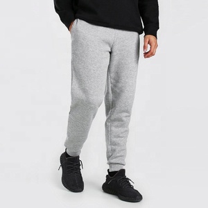 Pantalon de sport décontracté pour homme, hiver, fitness, logo personnalisé, 100% coton, doublure polaire, taille élastique, entraînement, jogging - Product Image 1