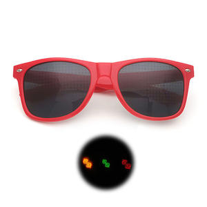 הסיטונאי מצחיק צד eyewear 3D rive משקפיים חיוך פנים עקיפה שמש משקפי שמש חם אפקטים מיוחדים אופטיים - Product Image 3